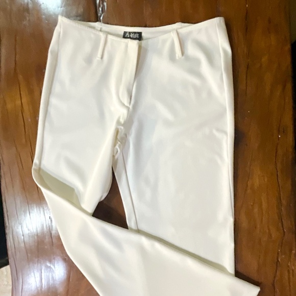 “A-List by Wrapper” Ivory Cream Blazer & Bootcut Pants Sz 7 - Picture 9 of 15